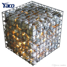 Le meilleur produit a soudé le panier de gabion d&#39;acier inoxydable 304 avec la taille de 1 * 1 * 1m